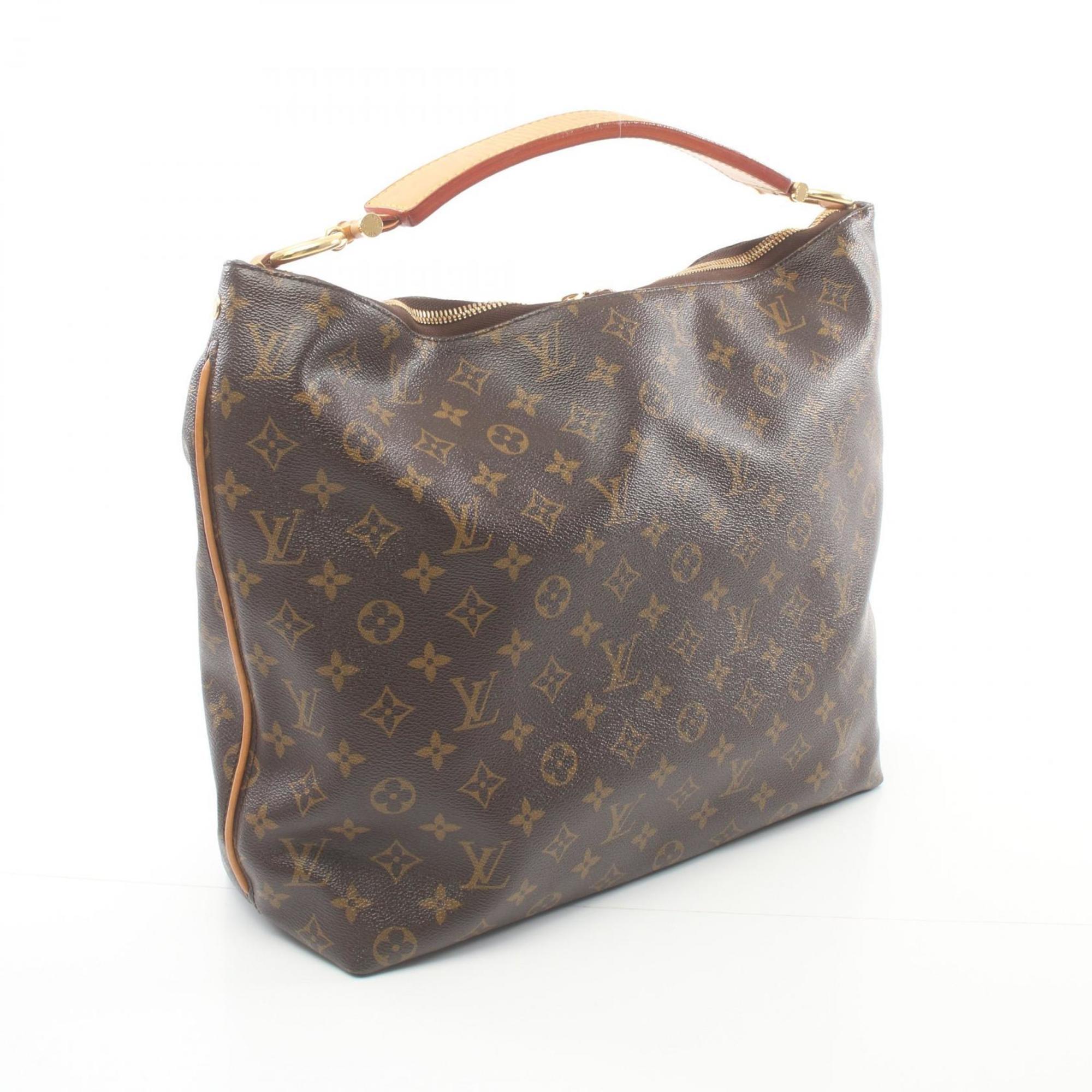 Louis Vuitton LOUIS VUITTON Shuri MM Monogram Shoulder Bag Coated Canvas Leather Women's Brown M40587