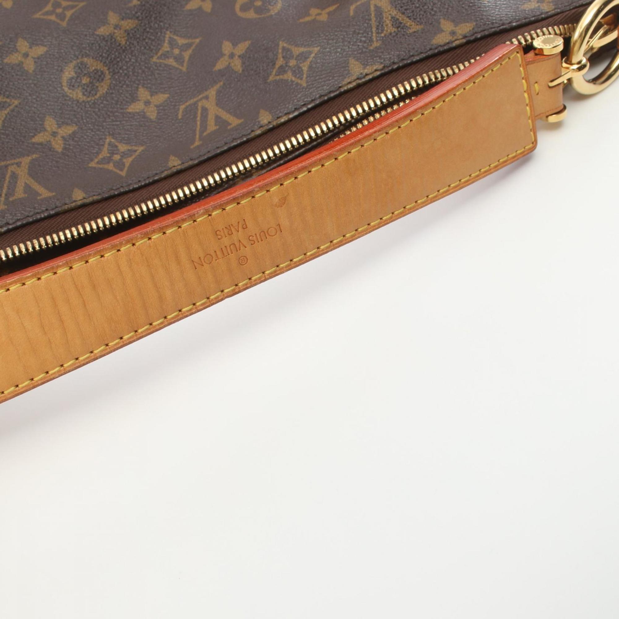 Louis Vuitton LOUIS VUITTON Shuri MM Monogram Shoulder Bag Coated Canvas Leather Women's Brown M40587