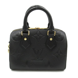 Louis Vuitton Speedy Bandouliere 20 2way Shoulder Bag Leather Monogram Empreinte Women's Black M58953