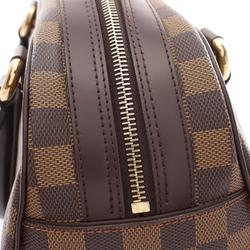 Louis Vuitton LOUIS VUITTON Duomo Damier Ebene Handbag Bag Coated Canvas Leather Women's Brown N60008