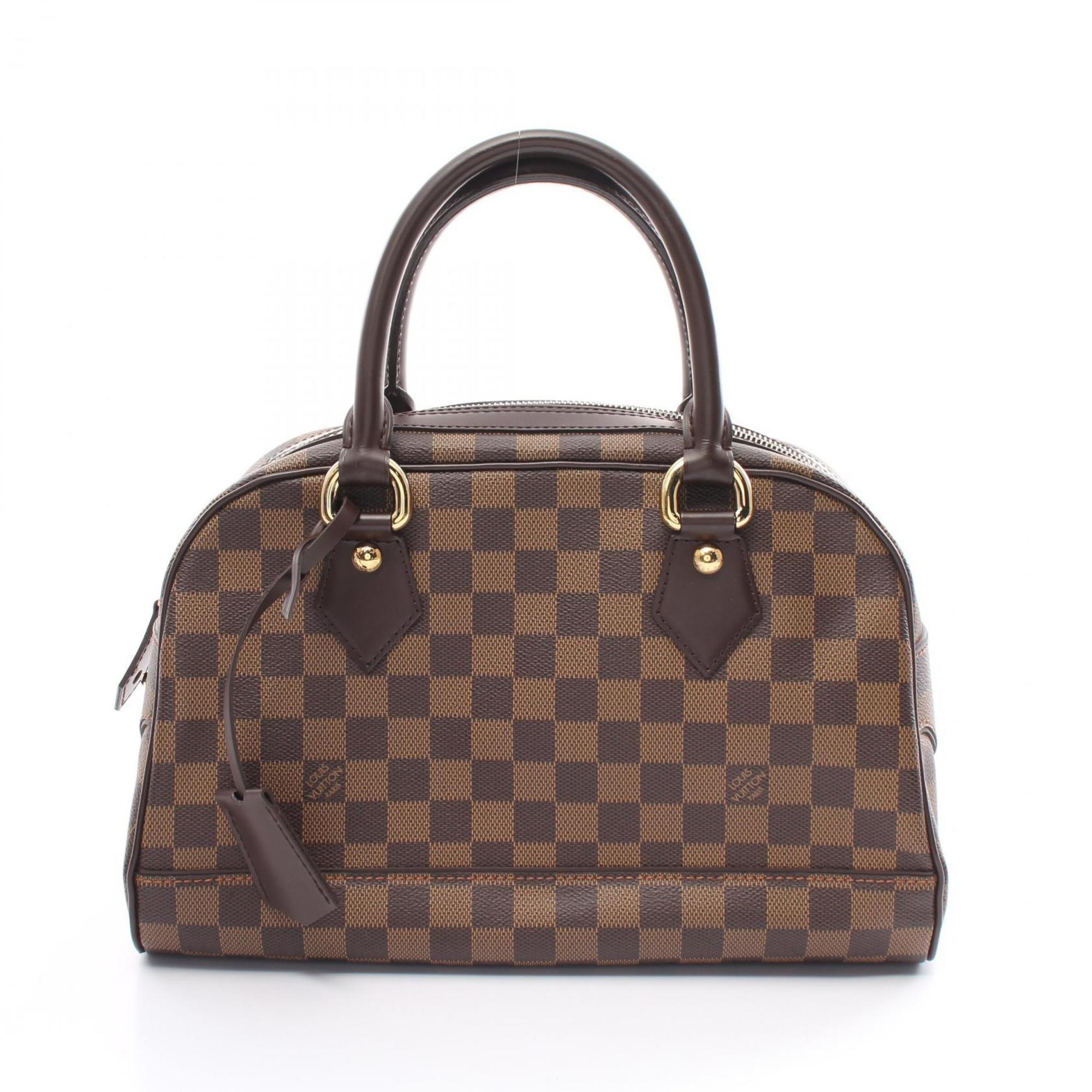 Louis Vuitton LOUIS VUITTON Duomo Damier Ebene Handbag Bag Coated Canvas Leather Women's Brown N60008