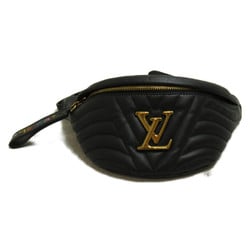 Louis Vuitton LOUIS VUITTON New Wave Bum Bag Waist Calfskin (Cowhide) Men's Women's Black M53750