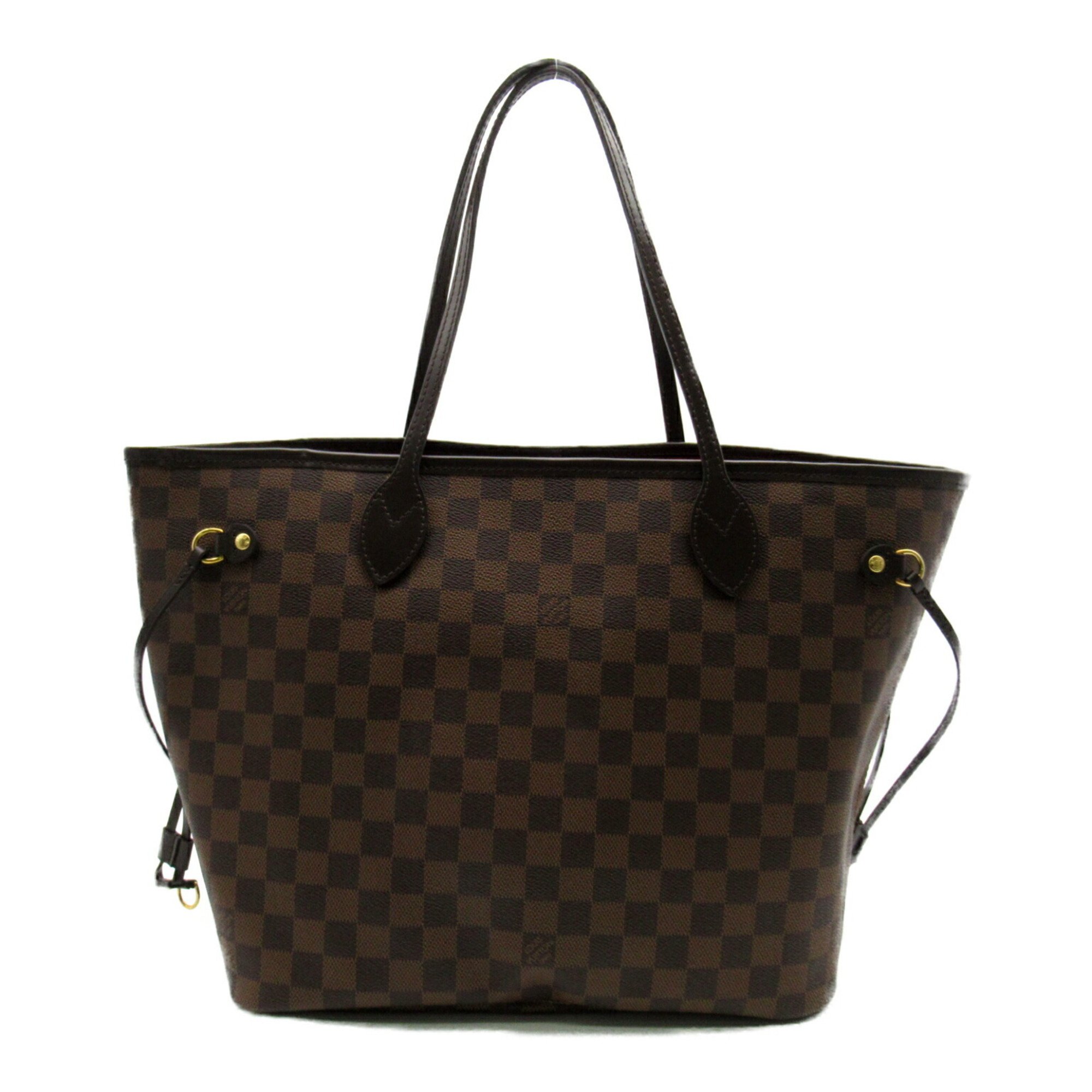 Louis Vuitton Neverfull MM Bag, Coated Canvas, Damier, Women's, Brown, N41358