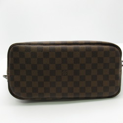 Louis Vuitton Neverfull MM Bag, Coated Canvas, Damier, Women's, Brown, N41358