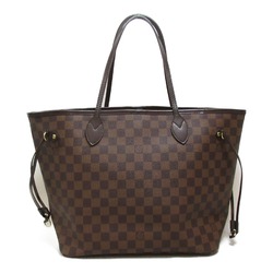 Louis Vuitton Neverfull MM Bag, Coated Canvas, Damier, Women's, Brown, N51105