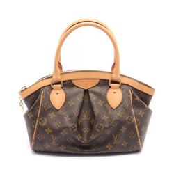 LOUIS VUITTON Tivoli PM Handbag Bag Coated Canvas Leather Monogram Women's Brown M40143