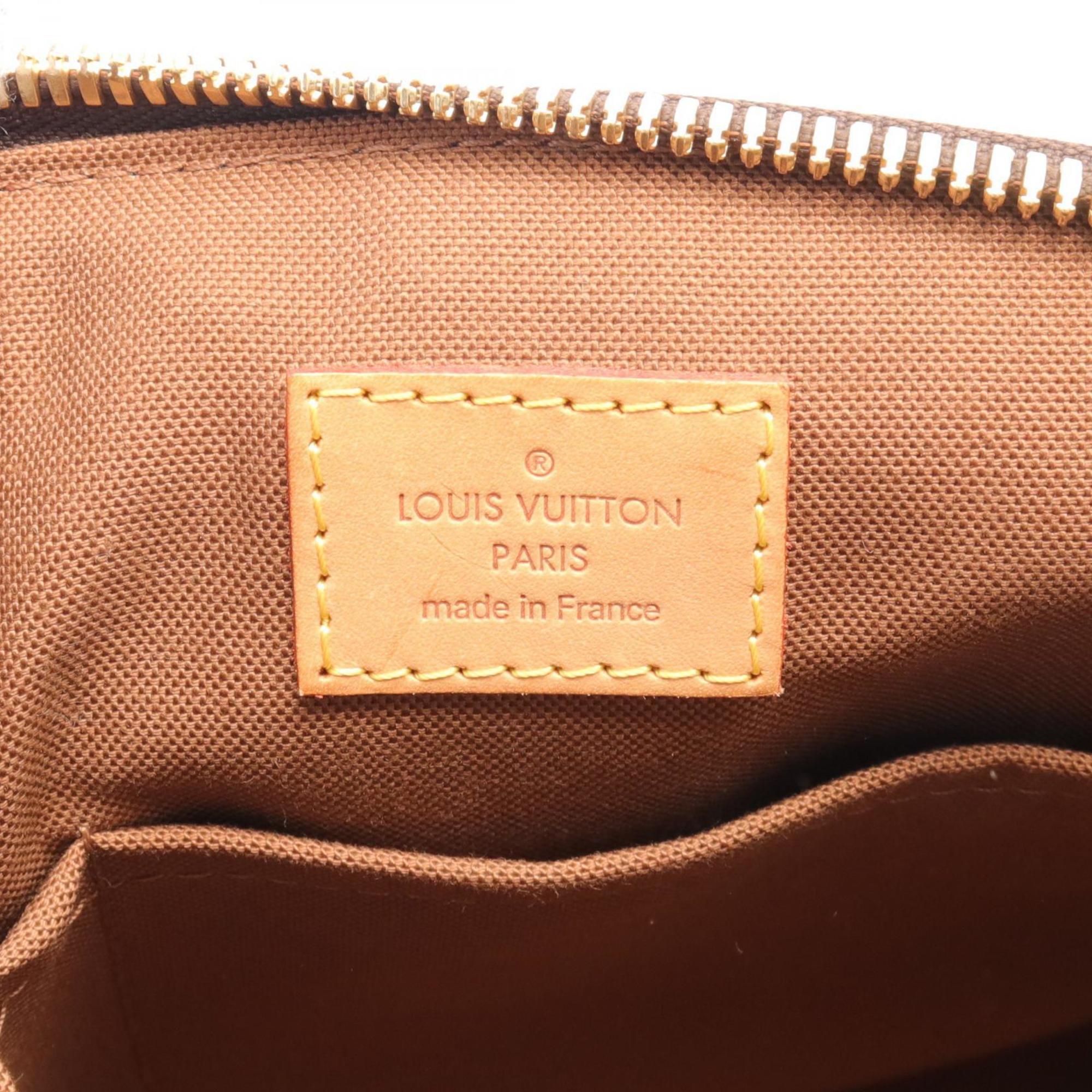 LOUIS VUITTON Tivoli PM Handbag Bag Coated Canvas Leather Monogram Women's Brown M40143