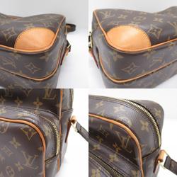 Louis Vuitton Nile Shoulder Bag, Coated Canvas, Monogram, Men's, Brown, M45244