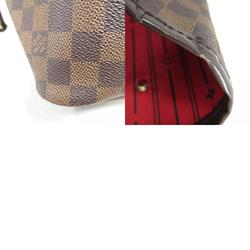 Louis Vuitton Neverfull MM Bag, Coated Canvas, Damier, Women's, Brown, N51105