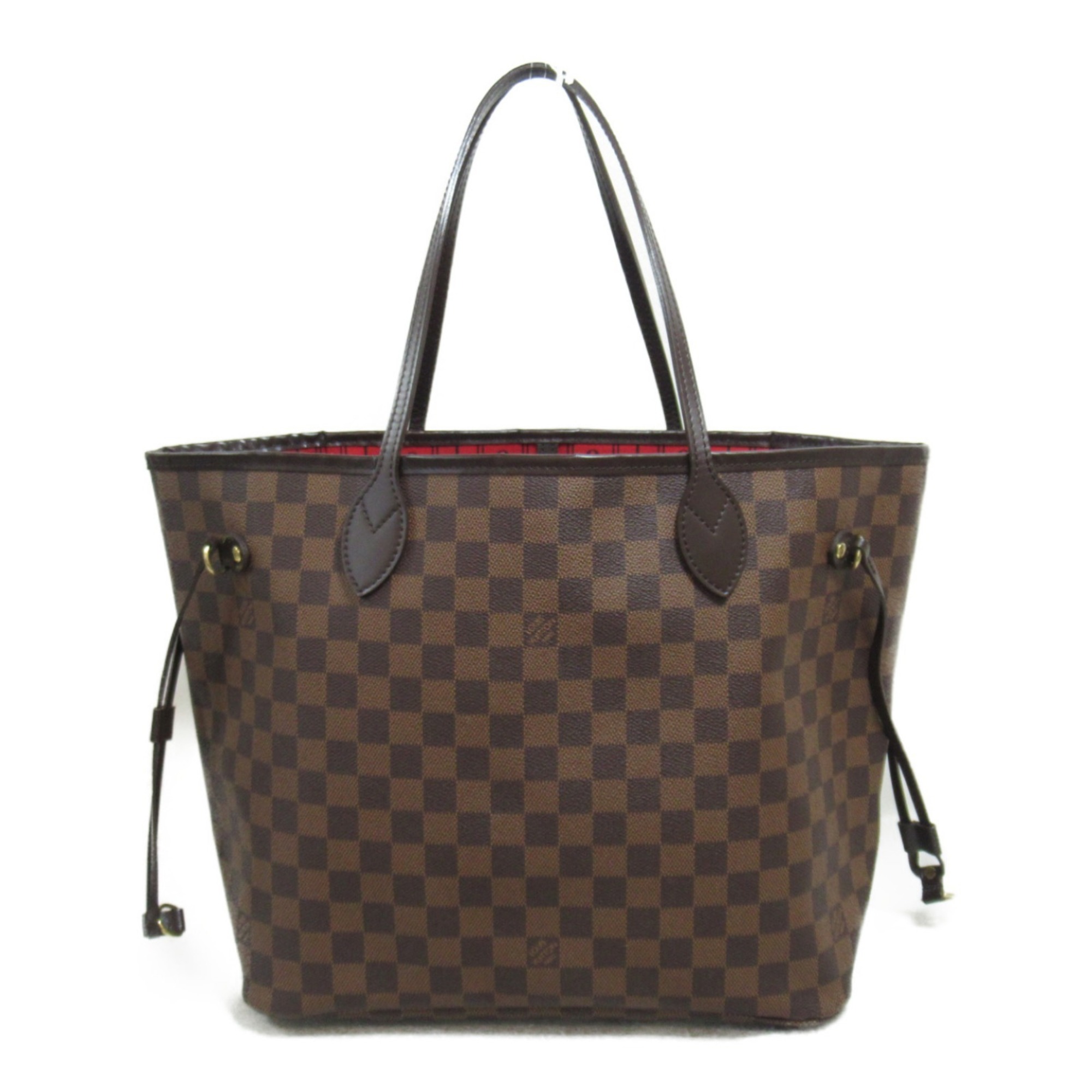 Louis Vuitton Neverfull MM Bag, Coated Canvas, Damier, Women's, Brown, N51105