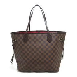 Louis Vuitton Neverfull MM Bag, Coated Canvas, Damier, Women's, Brown, N51105