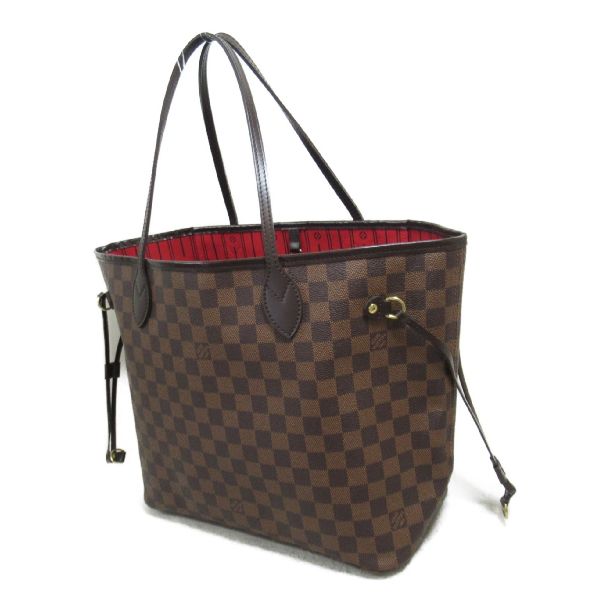 Louis Vuitton Neverfull MM Bag, Coated Canvas, Damier, Women's, Brown, N51105