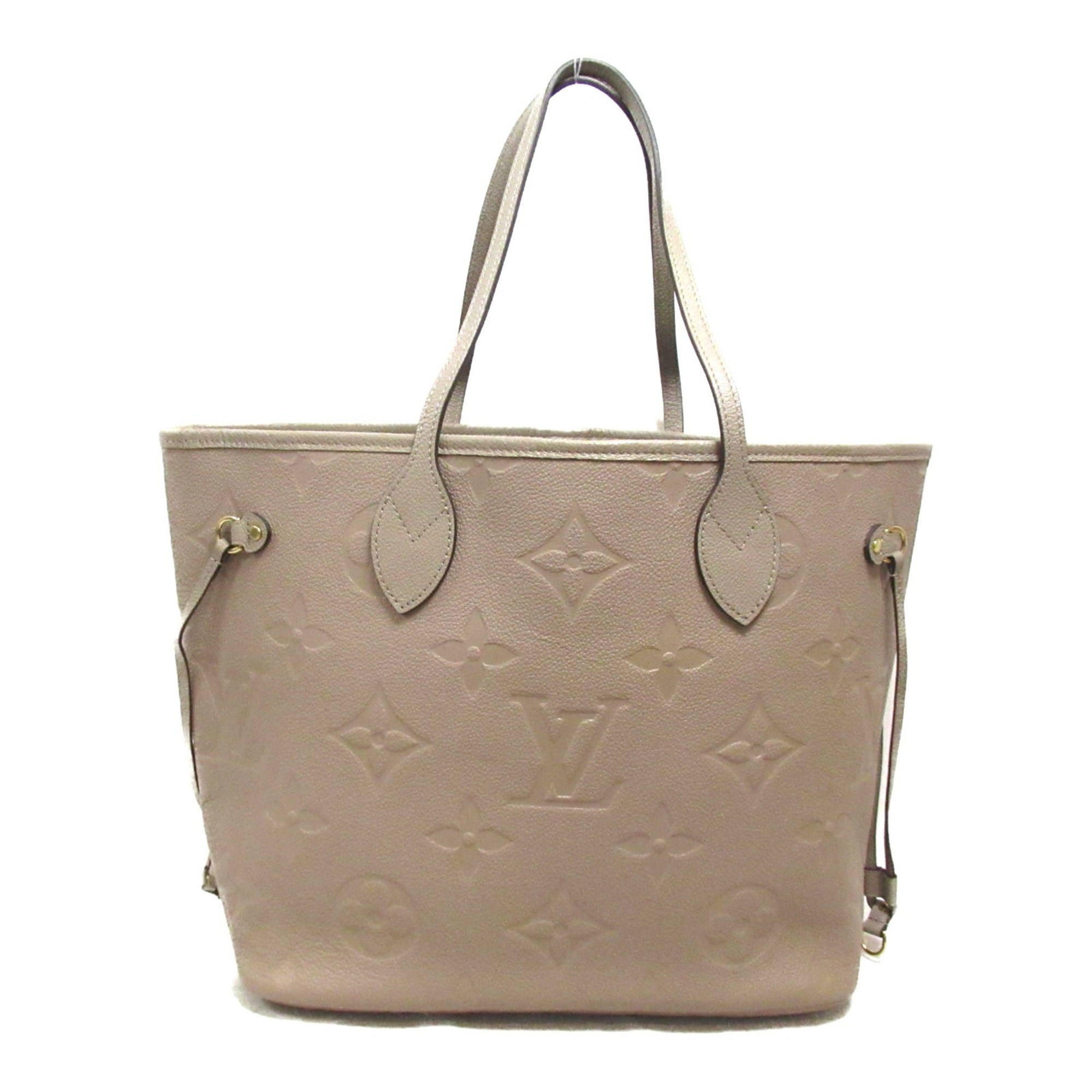 Louis Vuitton Neverfull MM Tourtiere Bag, Calfskin (Cowhide), Women's, Beige, M45686