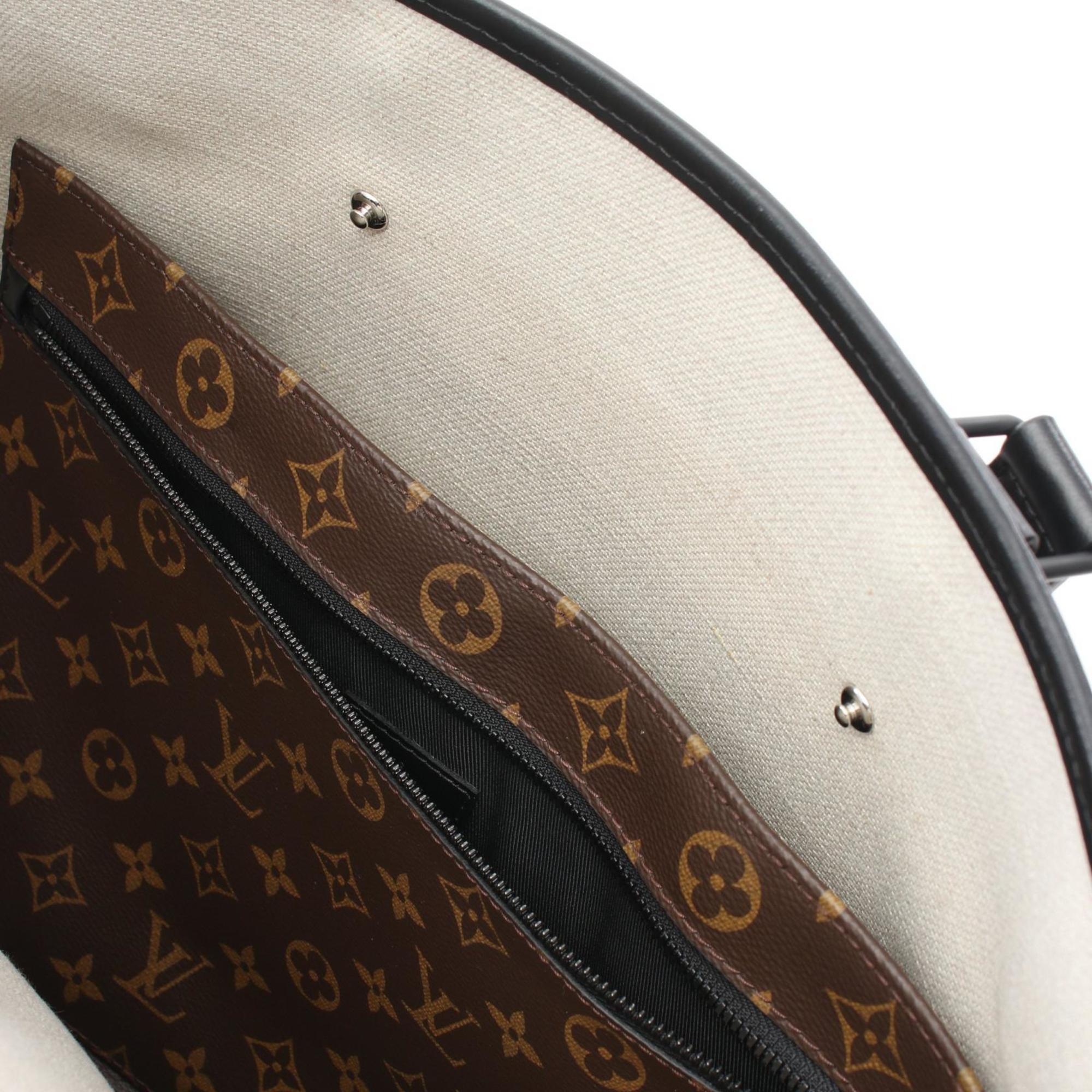 Louis Vuitton LOUIS VUITTON Weekend Tote PM Monogram Macassar Bag Coated Canvas Leather Men's Women's Brown Black M45734