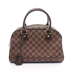 Louis Vuitton LOUIS VUITTON Duomo Damier Ebene Handbag Bag Coated Canvas Leather Women's Brown N60008