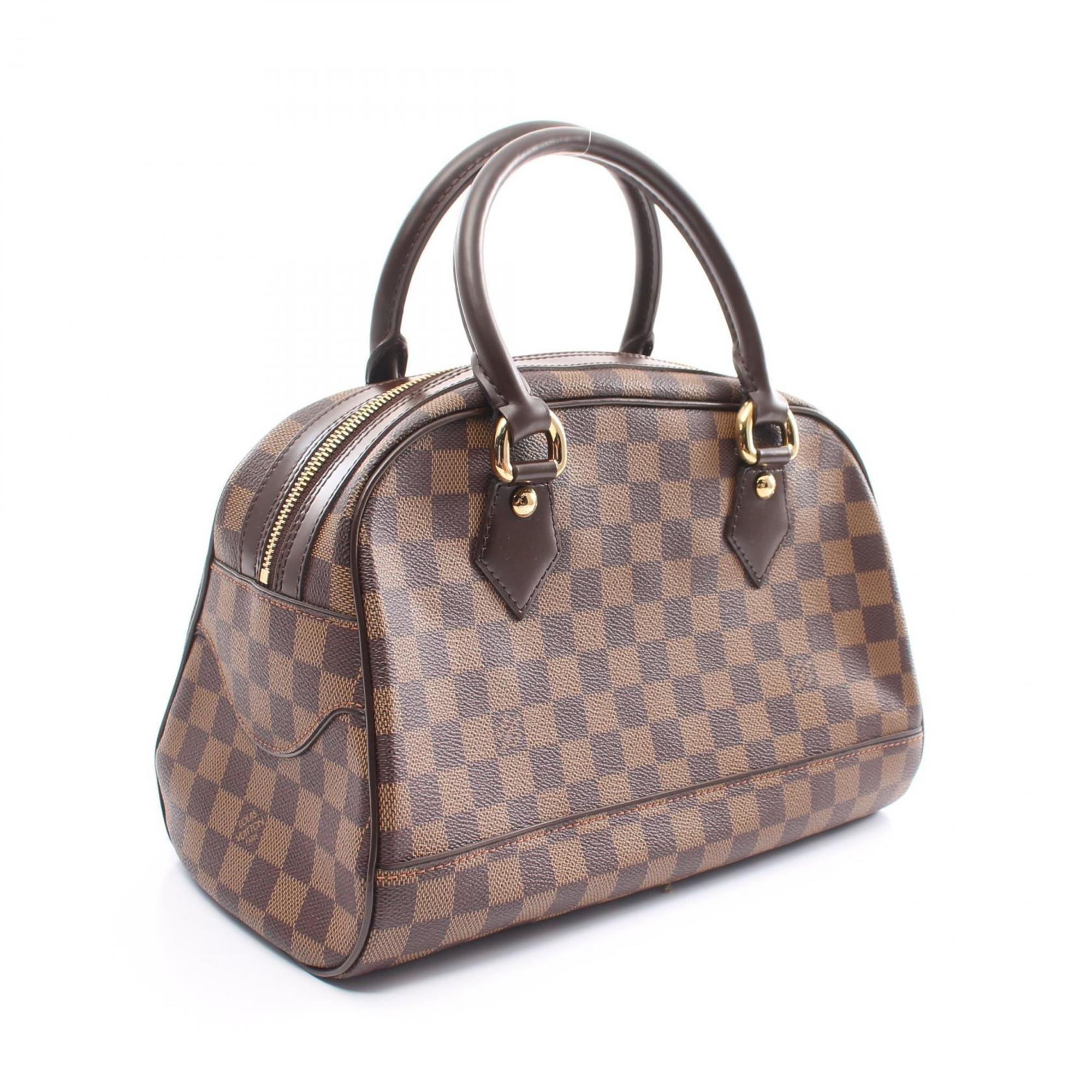 Louis Vuitton LOUIS VUITTON Duomo Damier Ebene Handbag Bag Coated Canvas Leather Women's Brown N60008