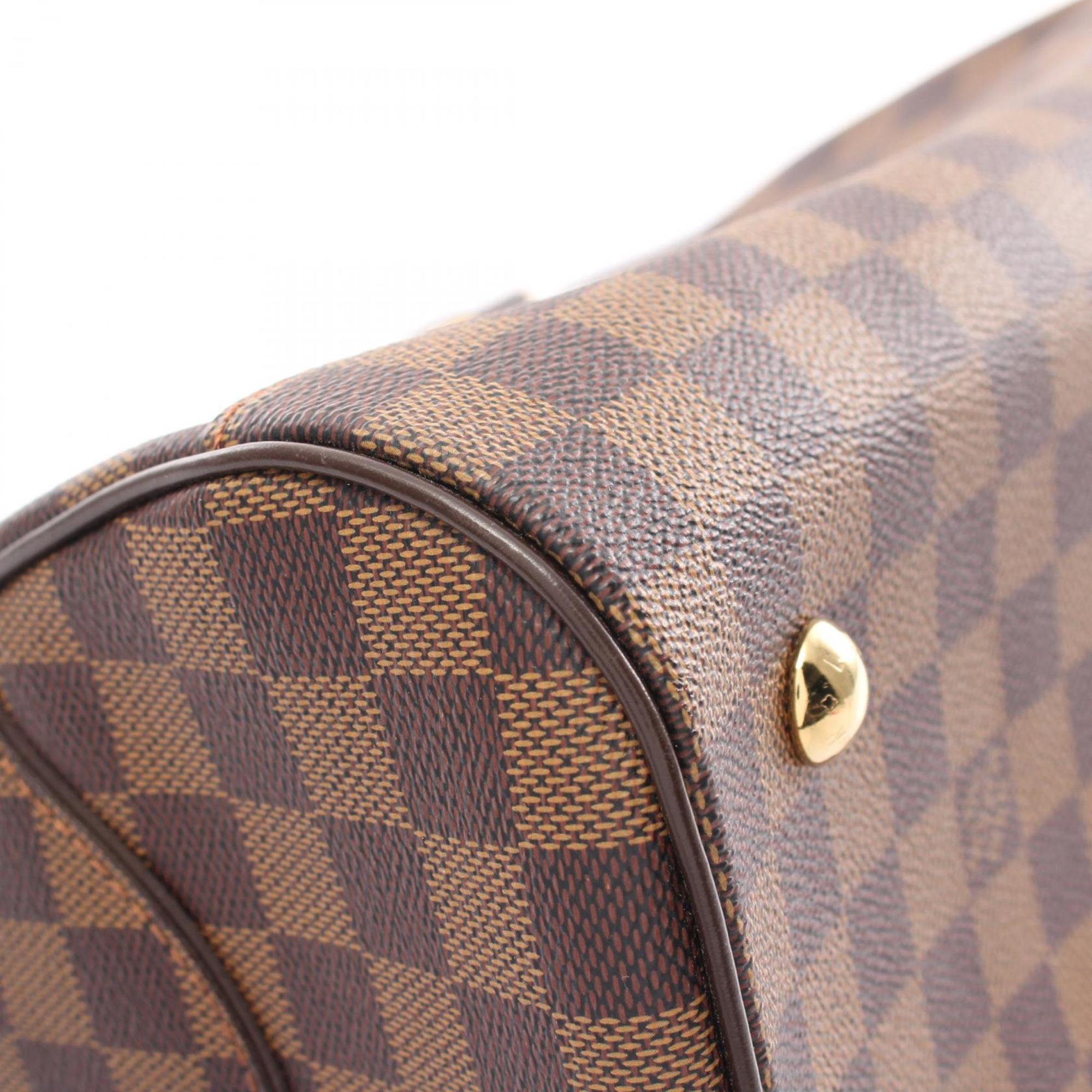 Louis Vuitton LOUIS VUITTON Duomo Damier Ebene Handbag Bag Coated Canvas Leather Women's Brown N60008