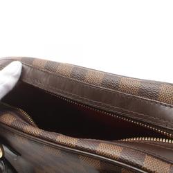 Louis Vuitton LOUIS VUITTON Duomo Handbag Bag Coated Canvas Leather Damier Women's Brown N60008