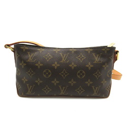 Louis Vuitton LOUIS VUITTON Trotter Monogram Shoulder Bag Coated Canvas Leather Women's Brown M51240