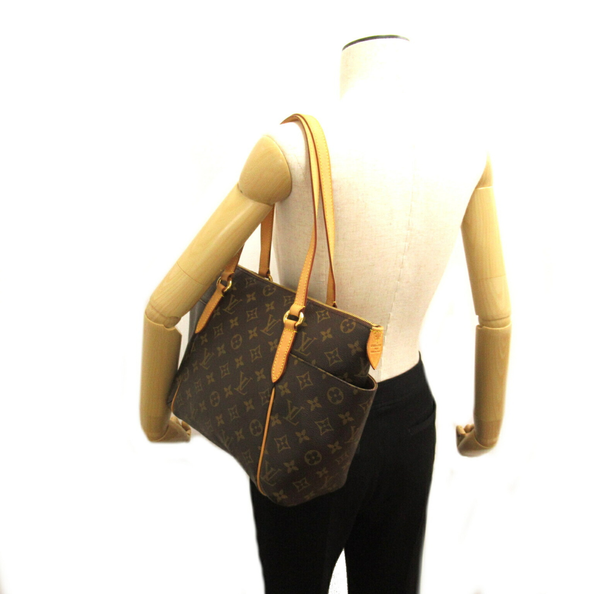 Louis Vuitton LOUIS VUITTON Totally PM Bag Coated Canvas Monogram Women's Brown M56688