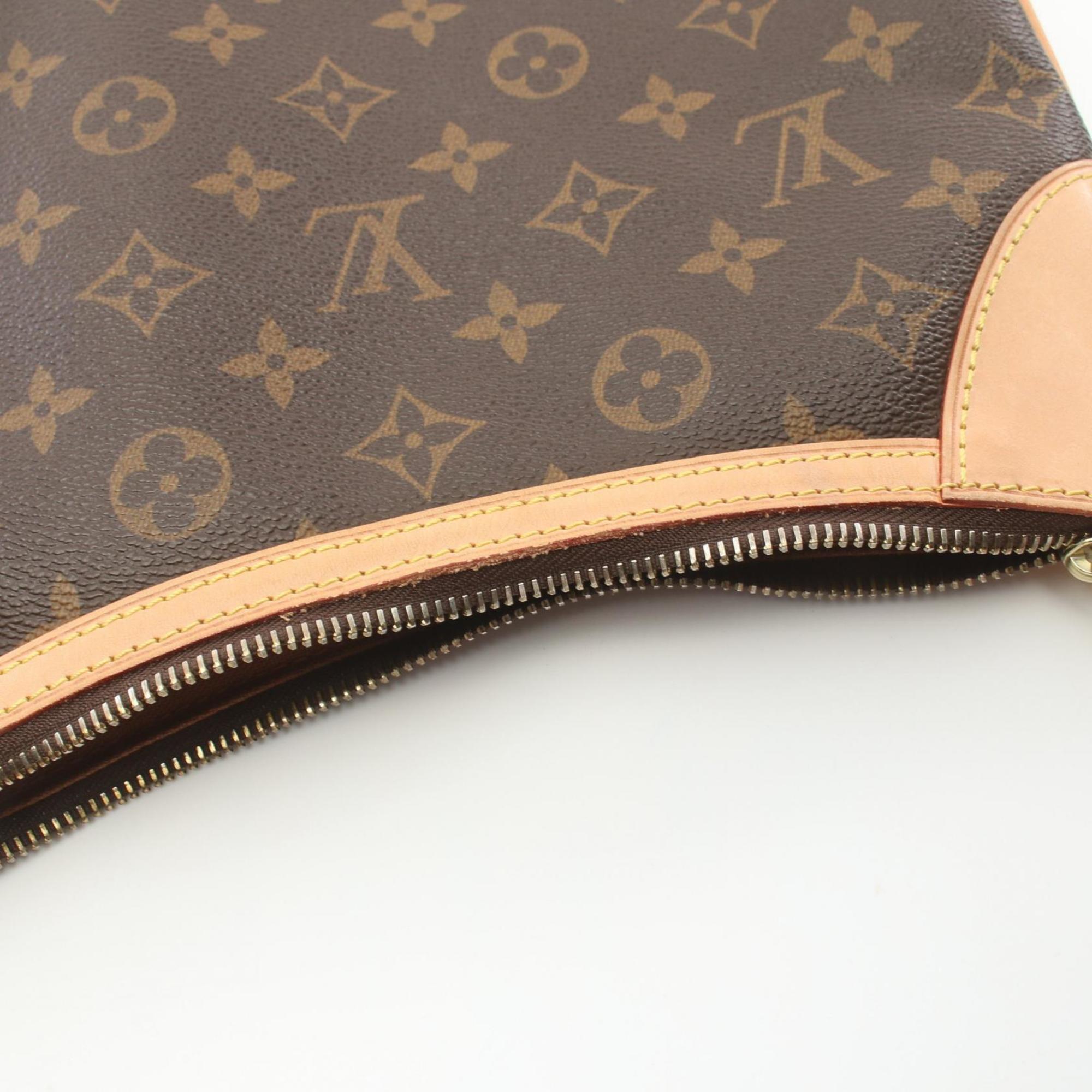 Louis Vuitton Odeon PM Monogram Shoulder Bag, Coated Canvas, Leather, Women's, Brown, M56390