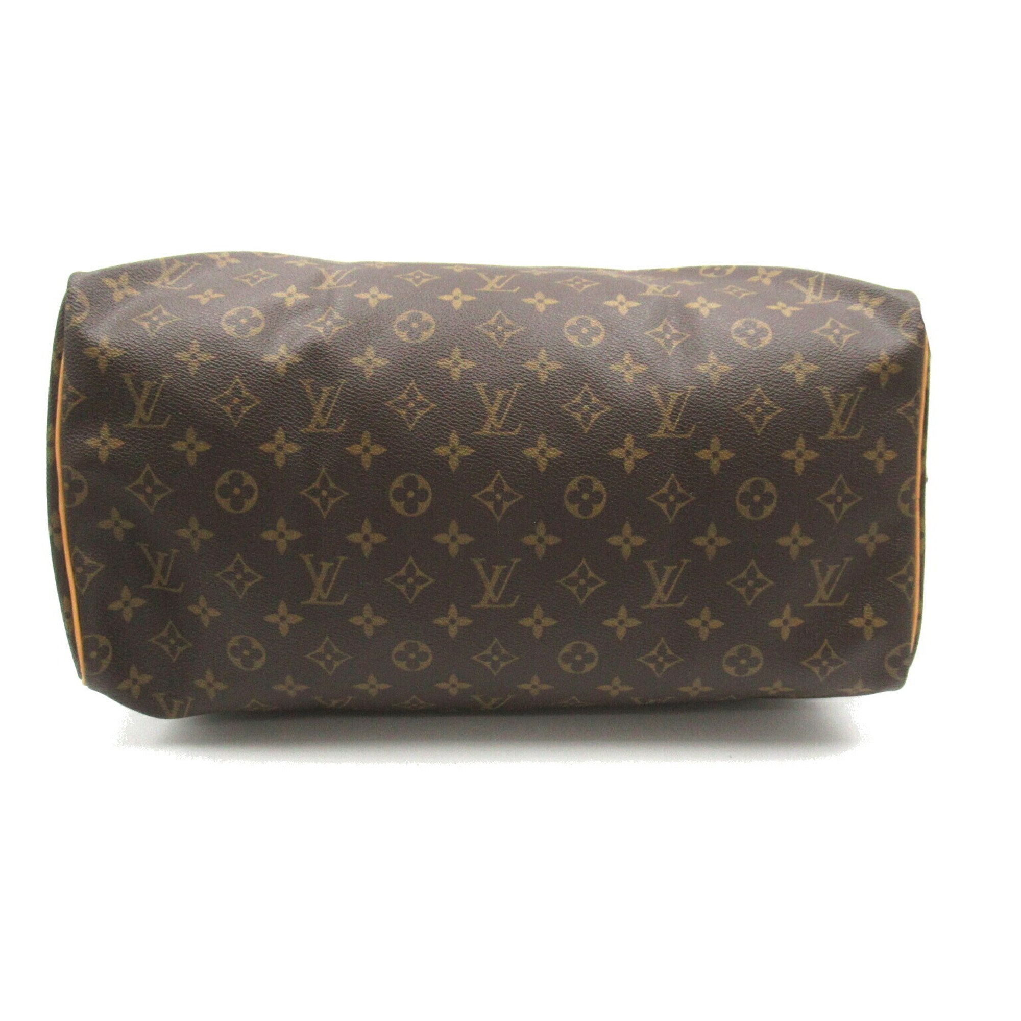 Louis Vuitton Speedy 40 Handbag, Coated Canvas, Monogram, Women's, Brown, M41522