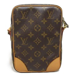 Louis Vuitton Danube Shoulder Bag, Coated Canvas, Monogram, Men's, Women's, Brown, M45266