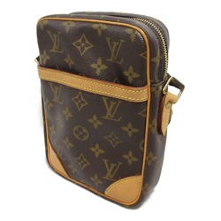 Louis Vuitton Danube Shoulder Bag, Coated Canvas, Monogram, Men's, Women's, Brown, M45266