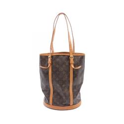 Louis Vuitton LOUIS VUITTON Bucket GM Monogram Shoulder Bag Coated Canvas Leather Women's Brown M42236