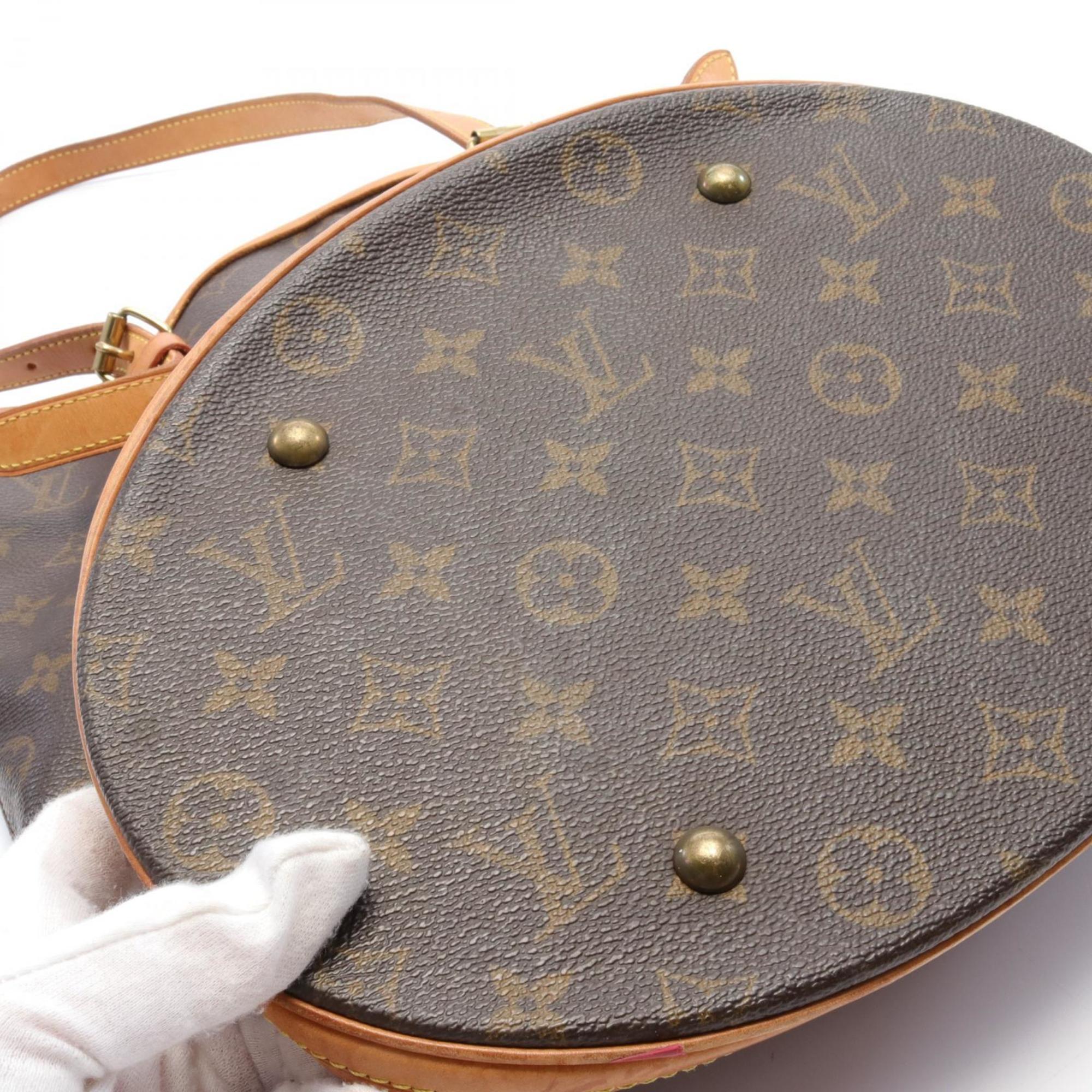 Louis Vuitton LOUIS VUITTON Bucket GM Monogram Shoulder Bag Coated Canvas Leather Women's Brown M42236