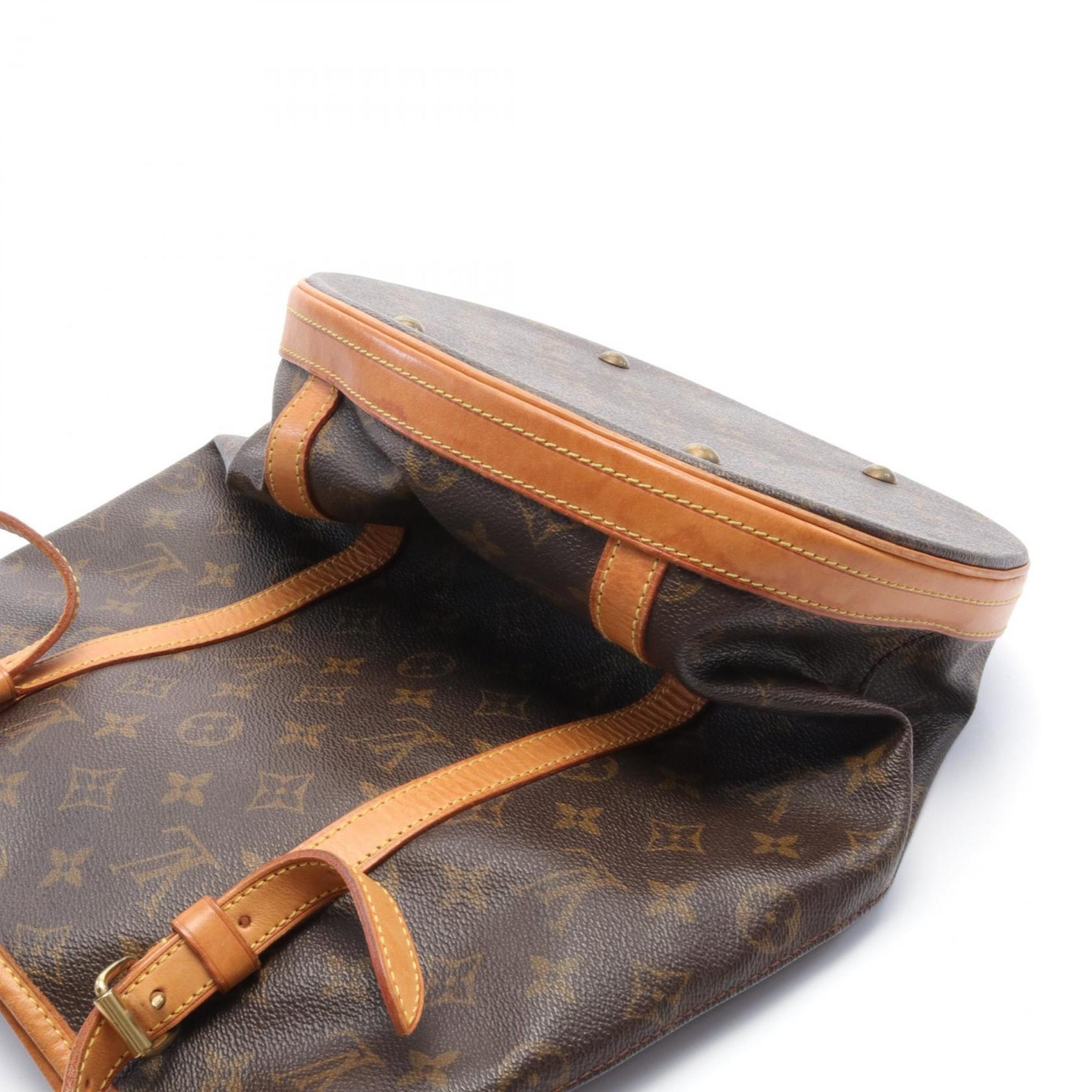 Louis Vuitton LOUIS VUITTON Bucket GM Monogram Shoulder Bag Coated Canvas Leather Women's Brown M42236