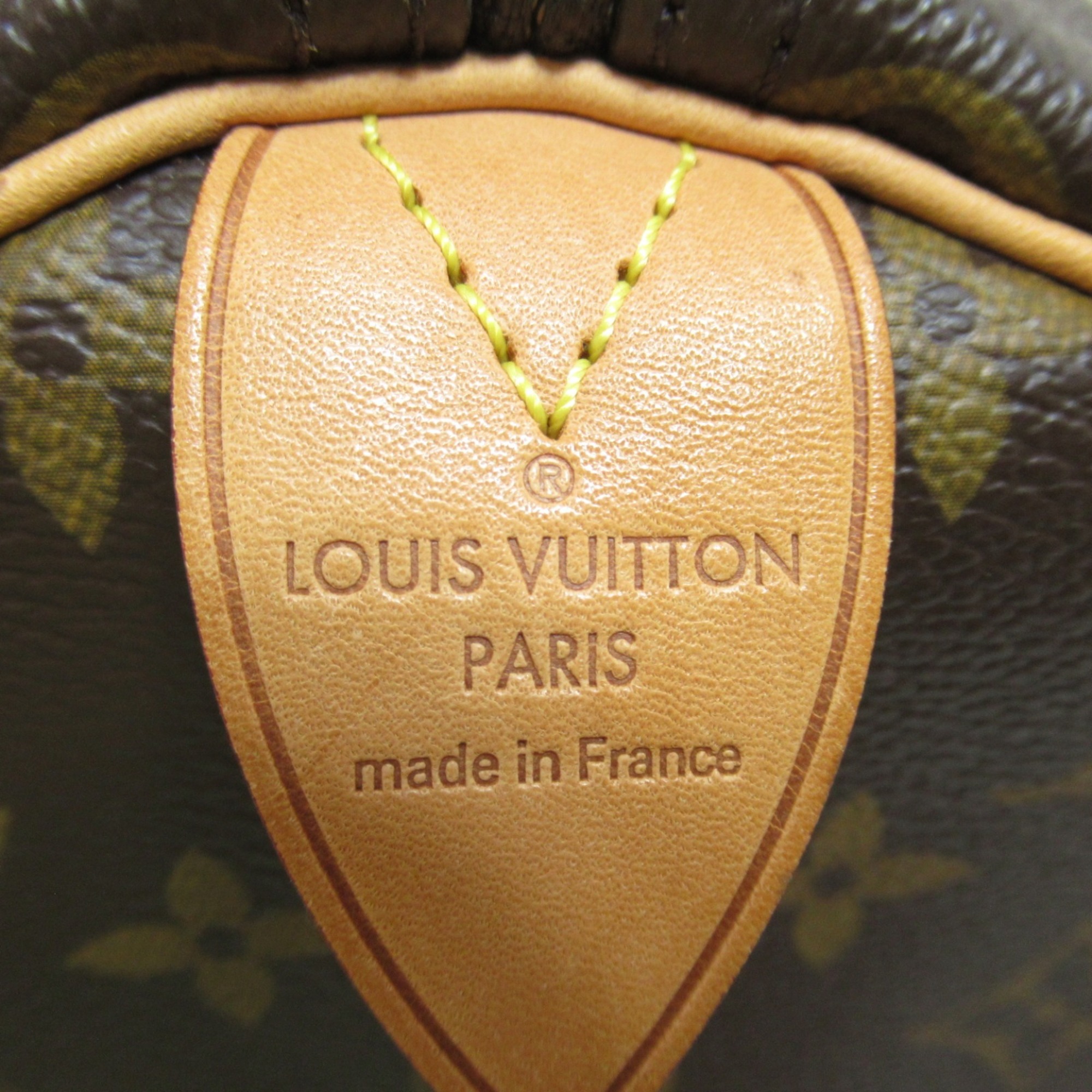 Louis Vuitton Speedy 30 Handbag, Coated Canvas, Monogram, Women's, Brown, M41526