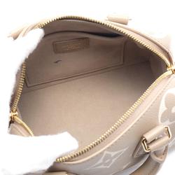 Louis Vuitton Speedy Bandouliere 20 Monogram Empreinte Handbag Bag Leather Women's Beige M46575