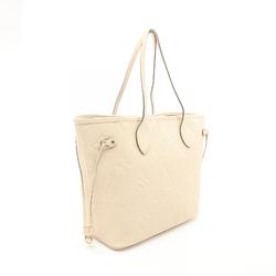 Louis Vuitton Neverfull MM Monogram Empreinte Crème Tote Bag, Leather, Empreinte, Women's, Ivory, M46676