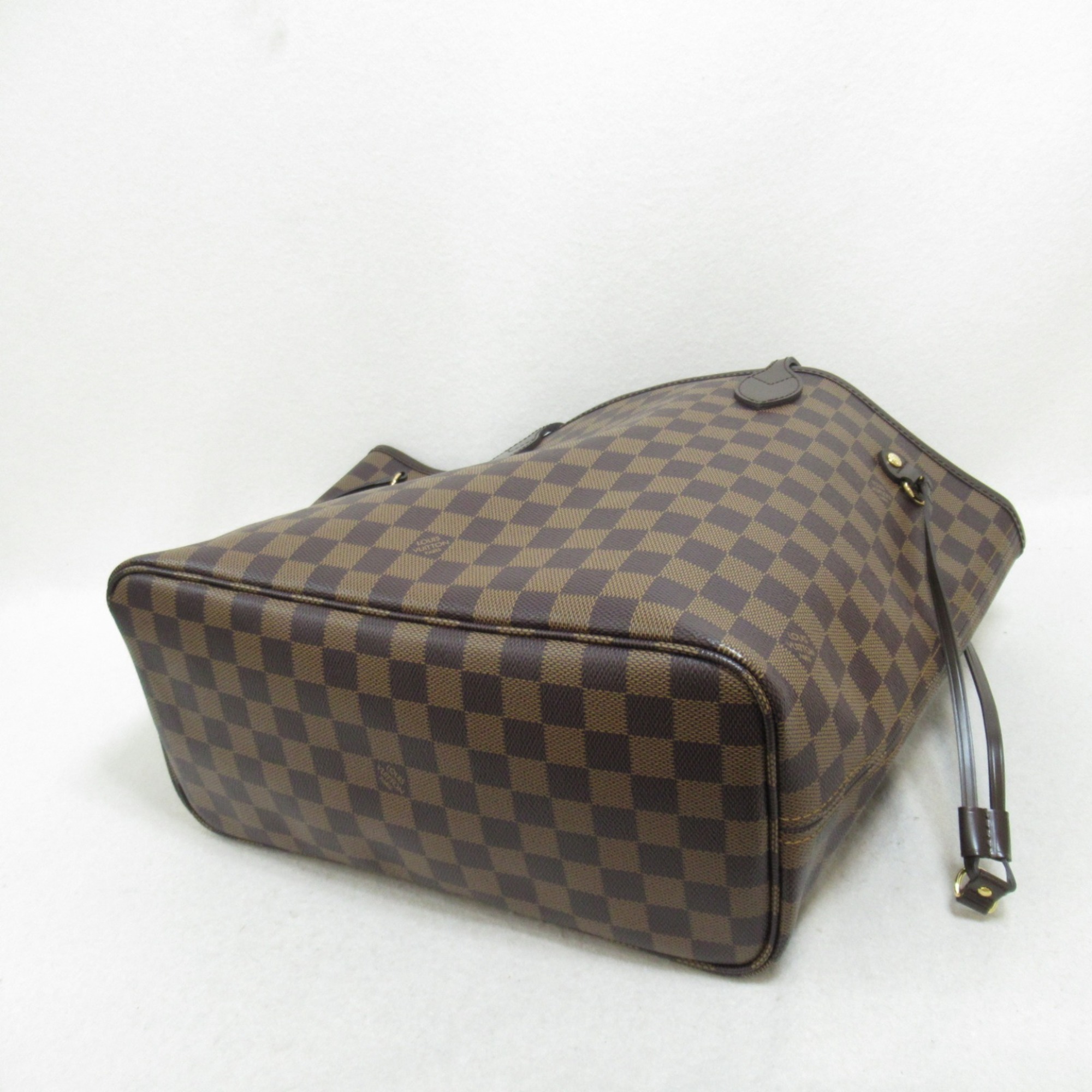 Louis Vuitton Neverfull MM Bag, Coated Canvas, Damier, Women's, Brown, N41358