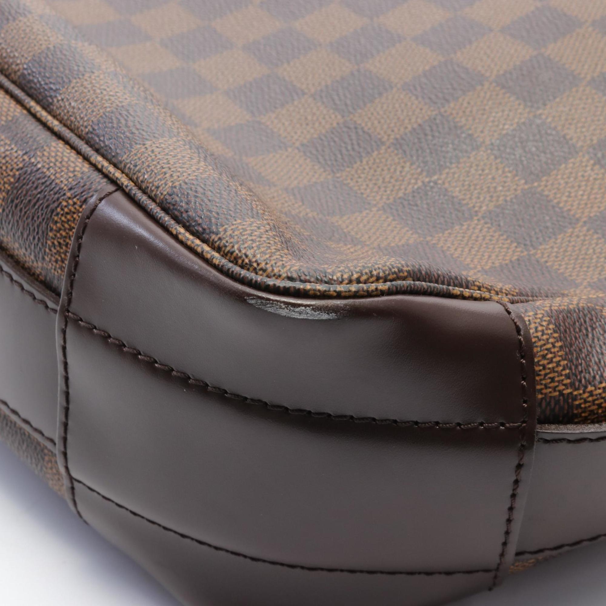 Louis Vuitton Bastille Damier Ebene Shoulder Bag, Coated Canvas, Leather, Men's, Women's, Brown, N45258