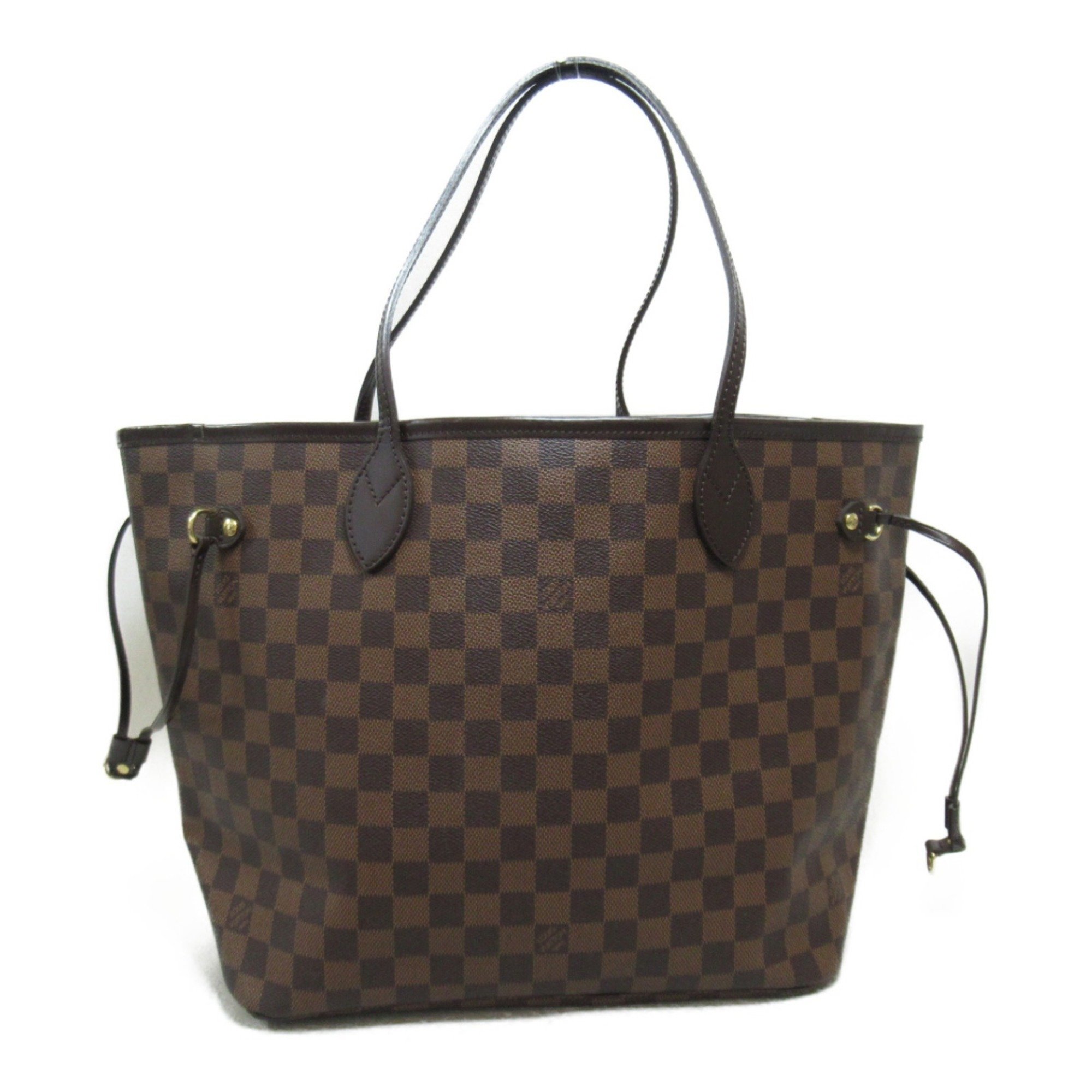 Louis Vuitton Neverfull MM Bag, Coated Canvas, Damier, Women's, Brown, N51105