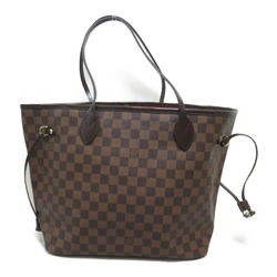 Louis Vuitton Neverfull MM Bag, Coated Canvas, Damier, Women's, Brown, N51105