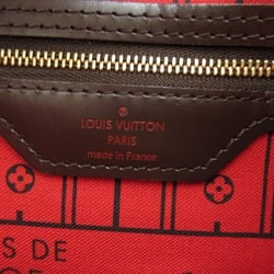 Louis Vuitton Neverfull MM Bag, Coated Canvas, Damier, Women's, Brown, N51105