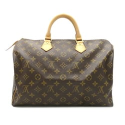 Louis Vuitton Speedy 35 Handbag, Coated Canvas, Women's, Brown, M41524