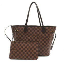 Louis Vuitton Neverfull MM Bag, Coated Canvas, Damier, Women's, Brown, N41358