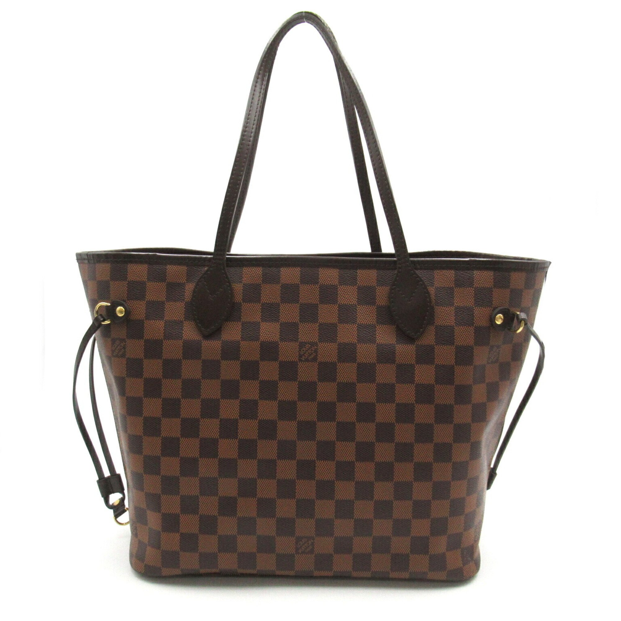 Louis Vuitton Neverfull MM Bag, Coated Canvas, Damier, Women's, Brown, N41358