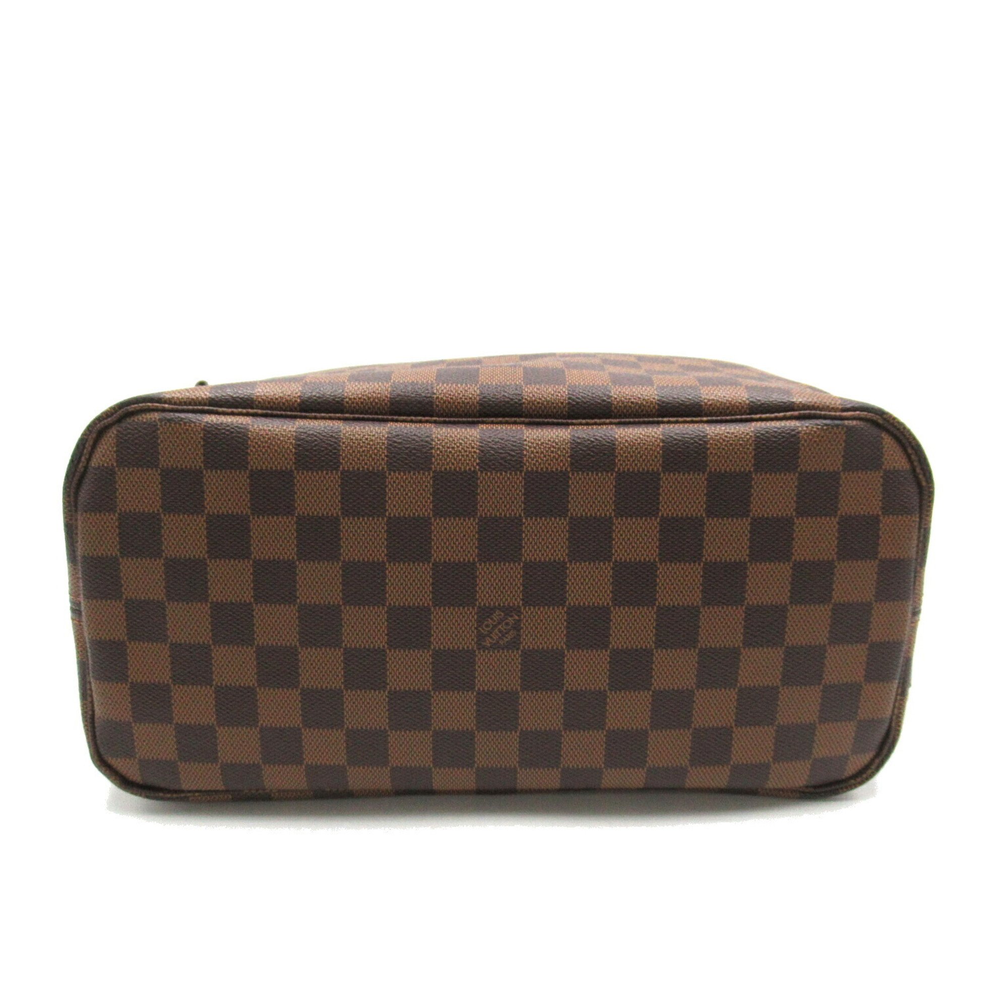 Louis Vuitton Neverfull MM Bag, Coated Canvas, Damier, Women's, Brown, N41358