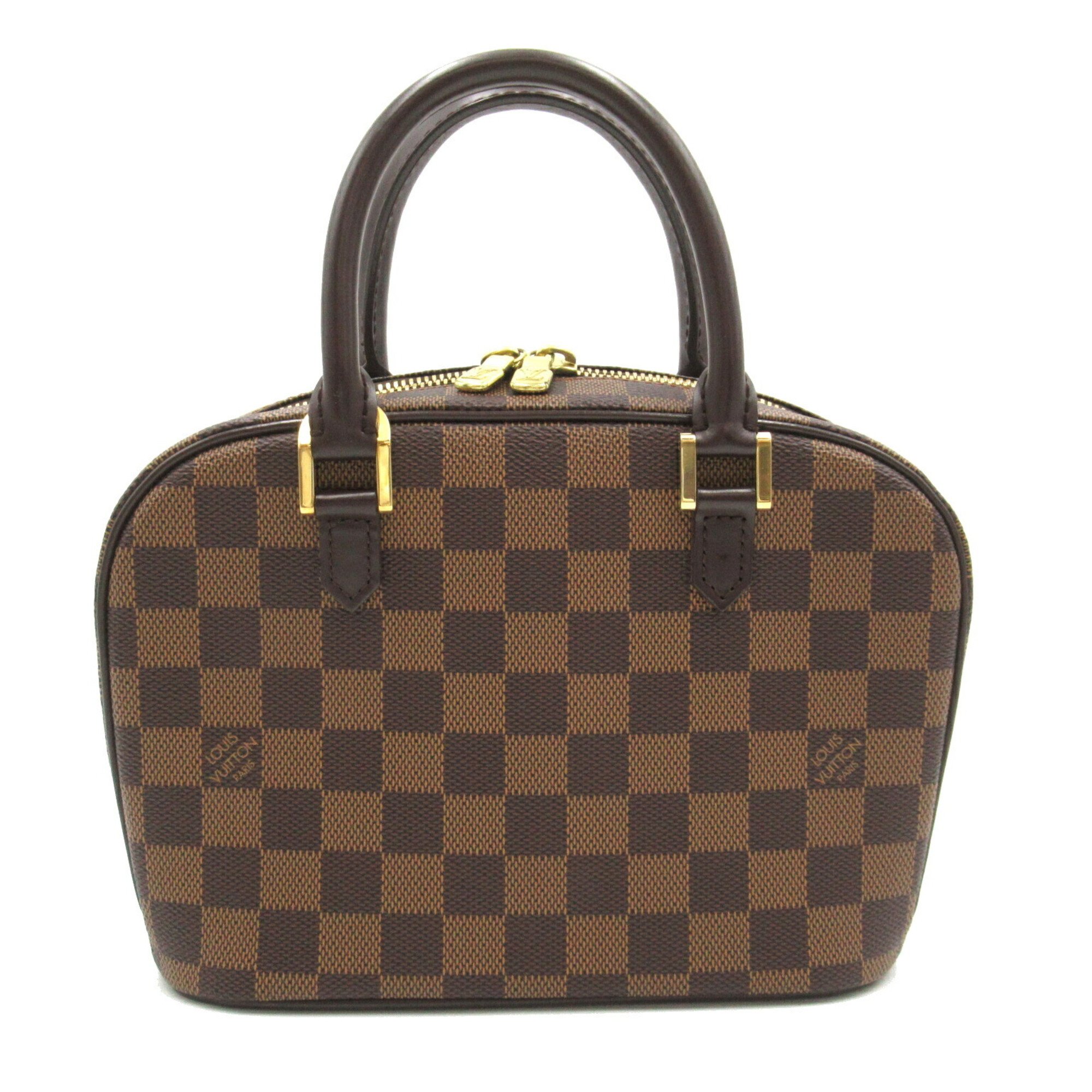 Louis Vuitton LOUIS VUITTON Saria Handbag Bag Coated Canvas Damier Women's Brown N51286