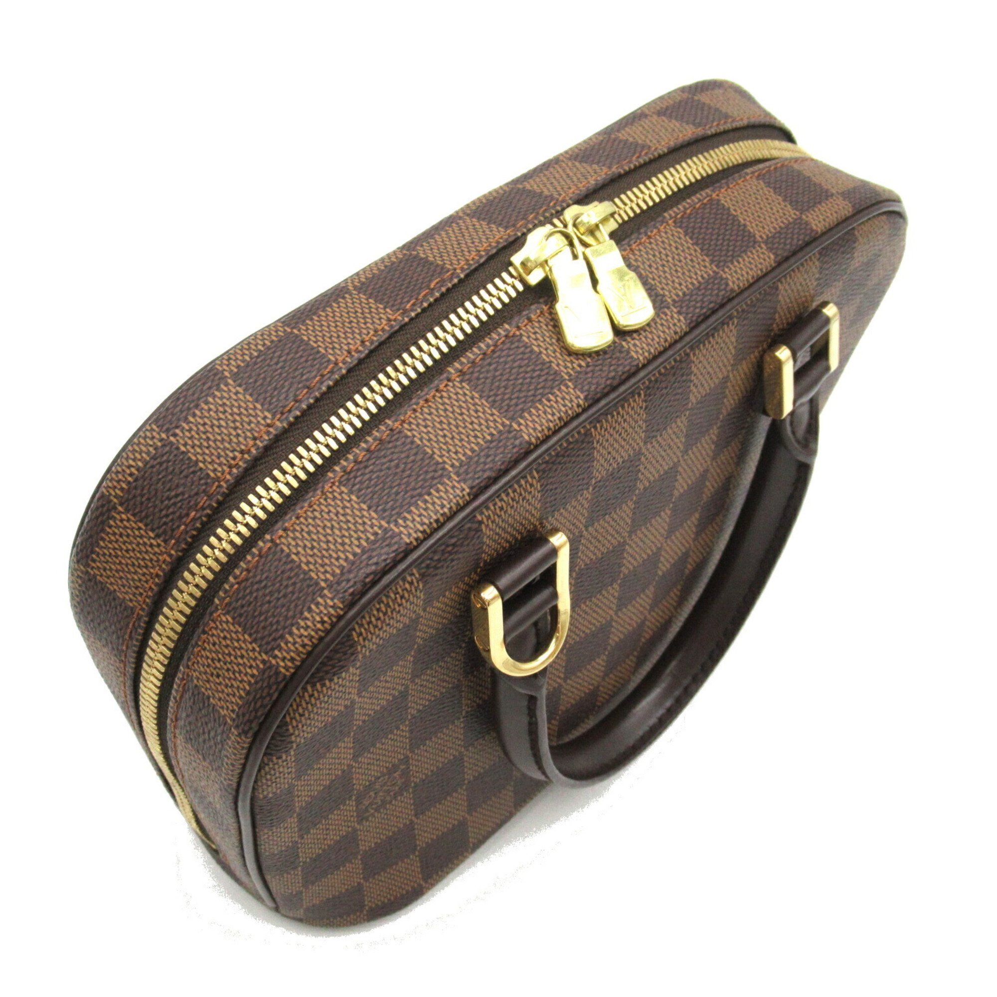 Louis Vuitton LOUIS VUITTON Saria Handbag Bag Coated Canvas Damier Women's Brown N51286