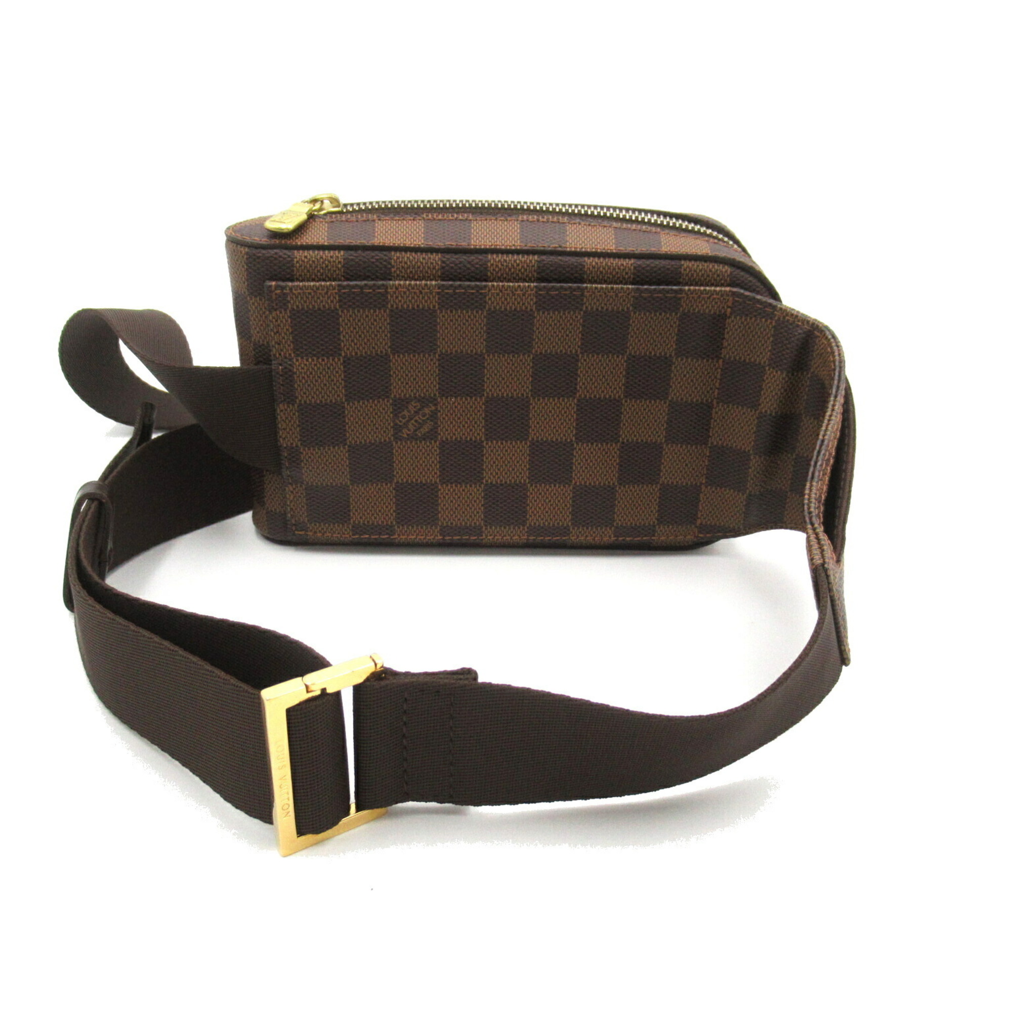 Louis Vuitton LOUIS VUITTON Geronimos Waist Bag Body Coated Canvas Damier Men's Brown N51994