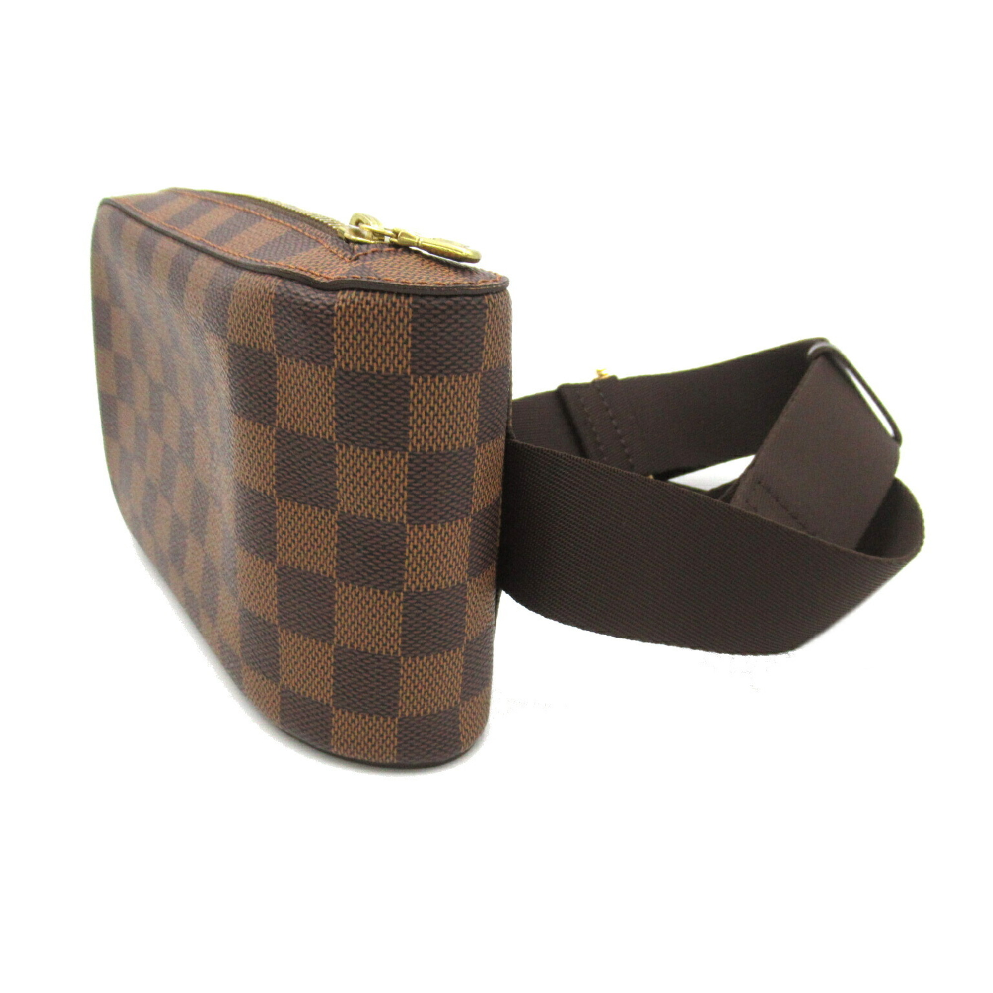 Louis Vuitton LOUIS VUITTON Geronimos Waist Bag Body Coated Canvas Damier Men's Brown N51994