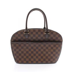 Louis Vuitton LOUIS VUITTON Saria Horizontal Damier Ebene Handbag Bag Coated Canvas Leather Women's Brown N51282