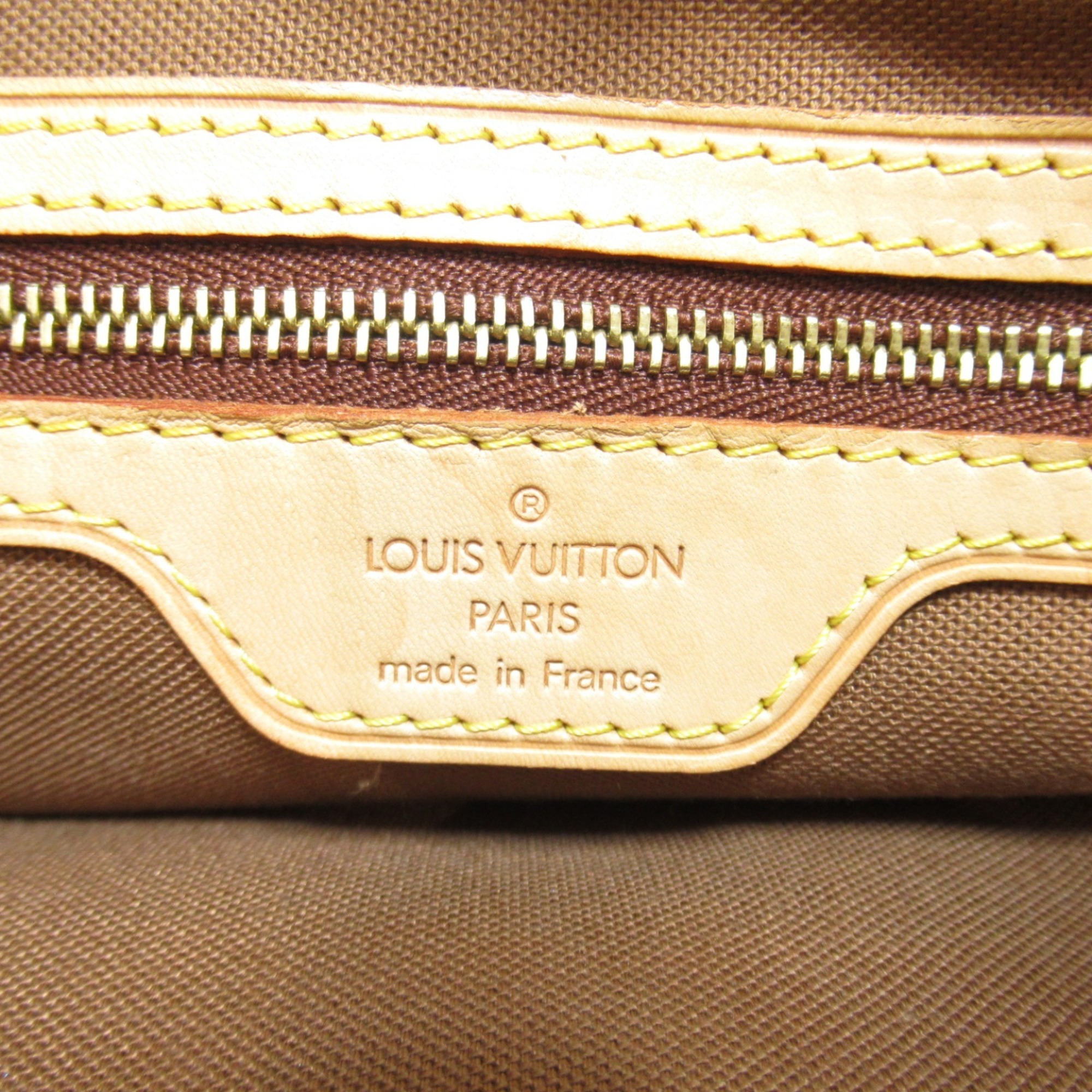 Louis Vuitton LOUIS VUITTON Cabas Piano Bag, Coated Canvas, Monogram, Women's, Brown, M51148