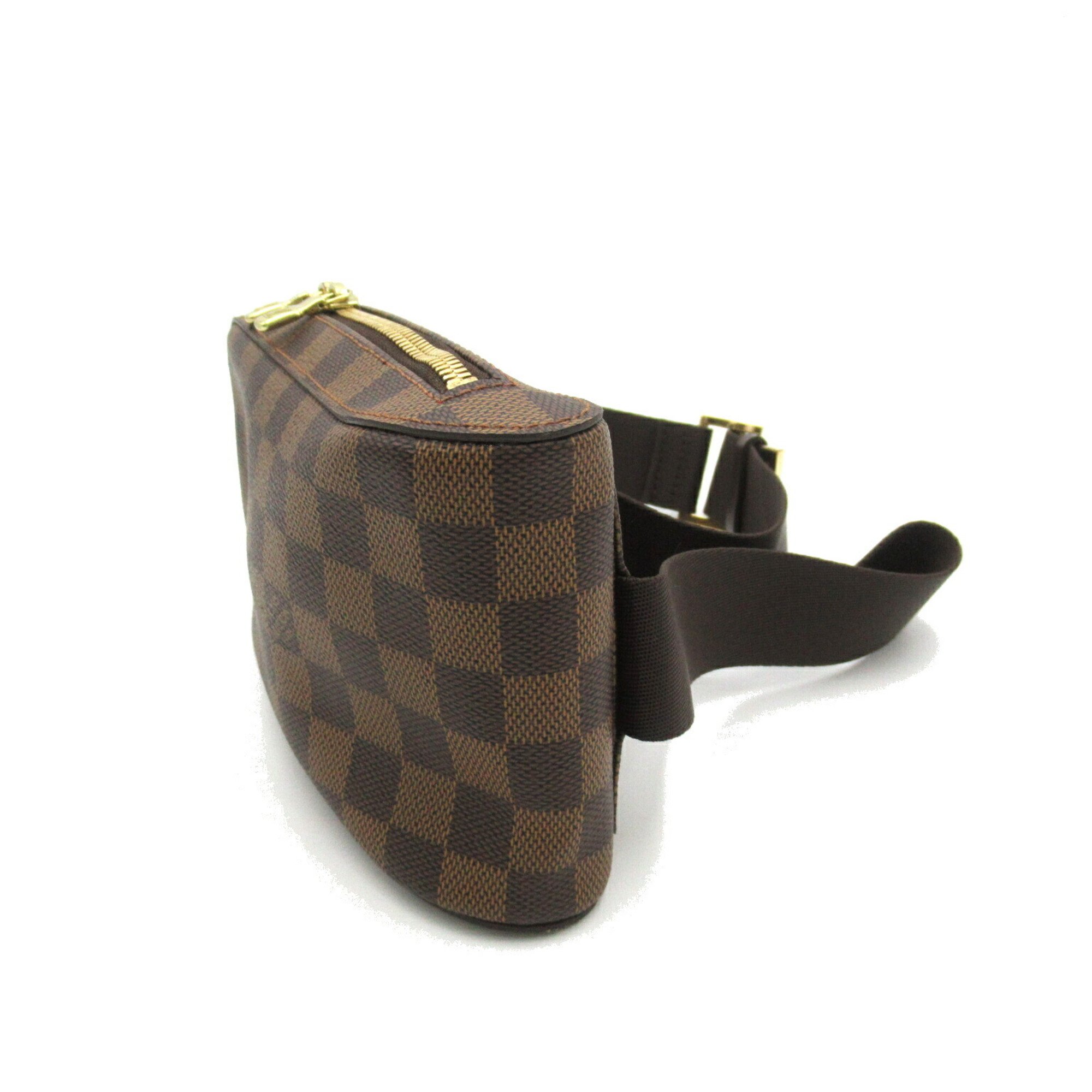 Louis Vuitton LOUIS VUITTON Geronimos Waist Bag Body Coated Canvas Damier Men's Brown N51994